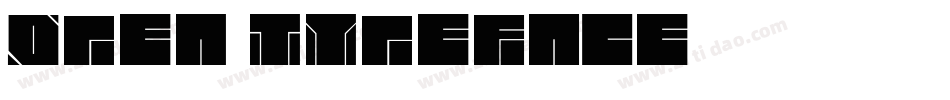 Open Typeface字体转换